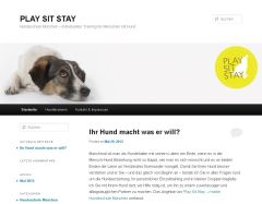 Wordpress Blog - Play Sit Stay - Hundeschule München - Hundetraining - Hundeerziehung